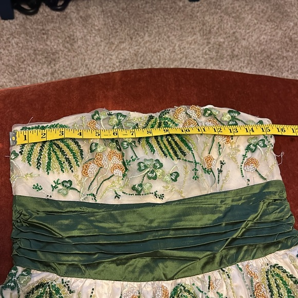 Strapless Beaded Top with Satin Banding - Picture 7 of 14